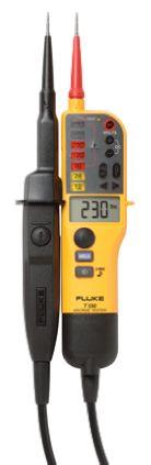 Fluke T130 LCD Spannungsprüfer mit Durchgangsprüfung, CAT III 690V, ISO-kalibriert