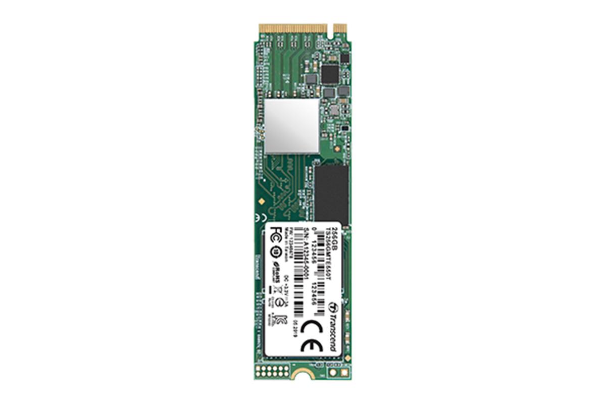 Produktfoto 1 von Transcend MTE550T, M.2 Intern HDD-Festplatte NVMe PCIe Gen 3 x 4, TLC, 256 GB, SSD