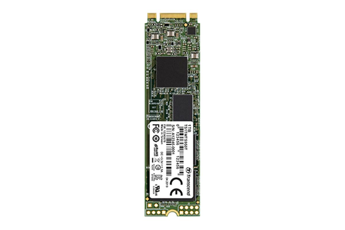 Produktfoto 1 von Transcend MTS950T, M.2 Intern HDD-Festplatte SATA III Industrieausführung, TLC, 256 GB, SSD