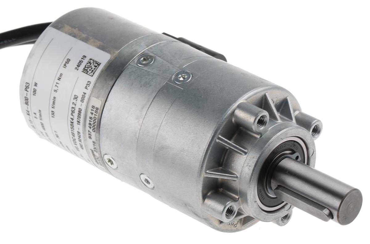 ebm-papst Getriebemotor, bürstenlos bis 5,8 Nm 30:1, 24 V dc / 81 W, Wellen-Ø 15mm, 63mm x 119.1mm