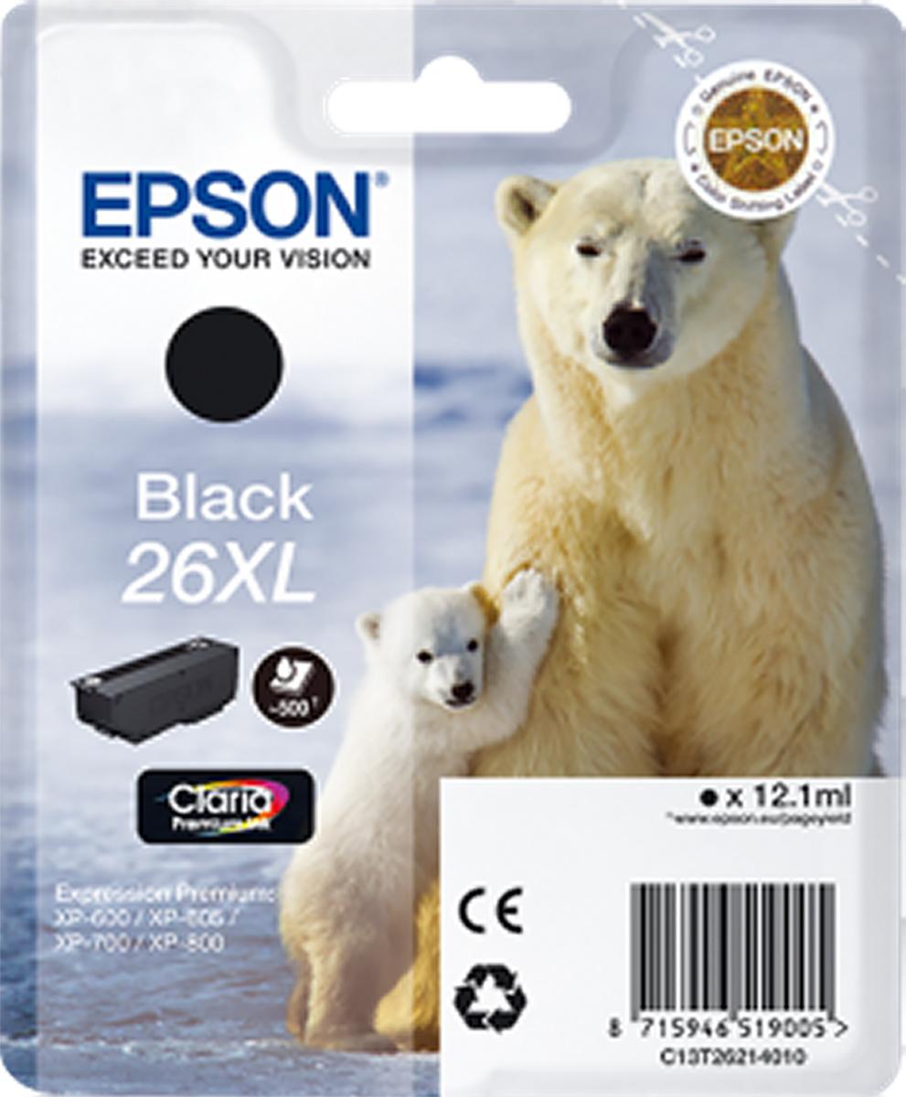 Produktfoto 1 von Epson 26XL Druckerpatrone für Epson Patrone Schwarz 1 Stk./Pack