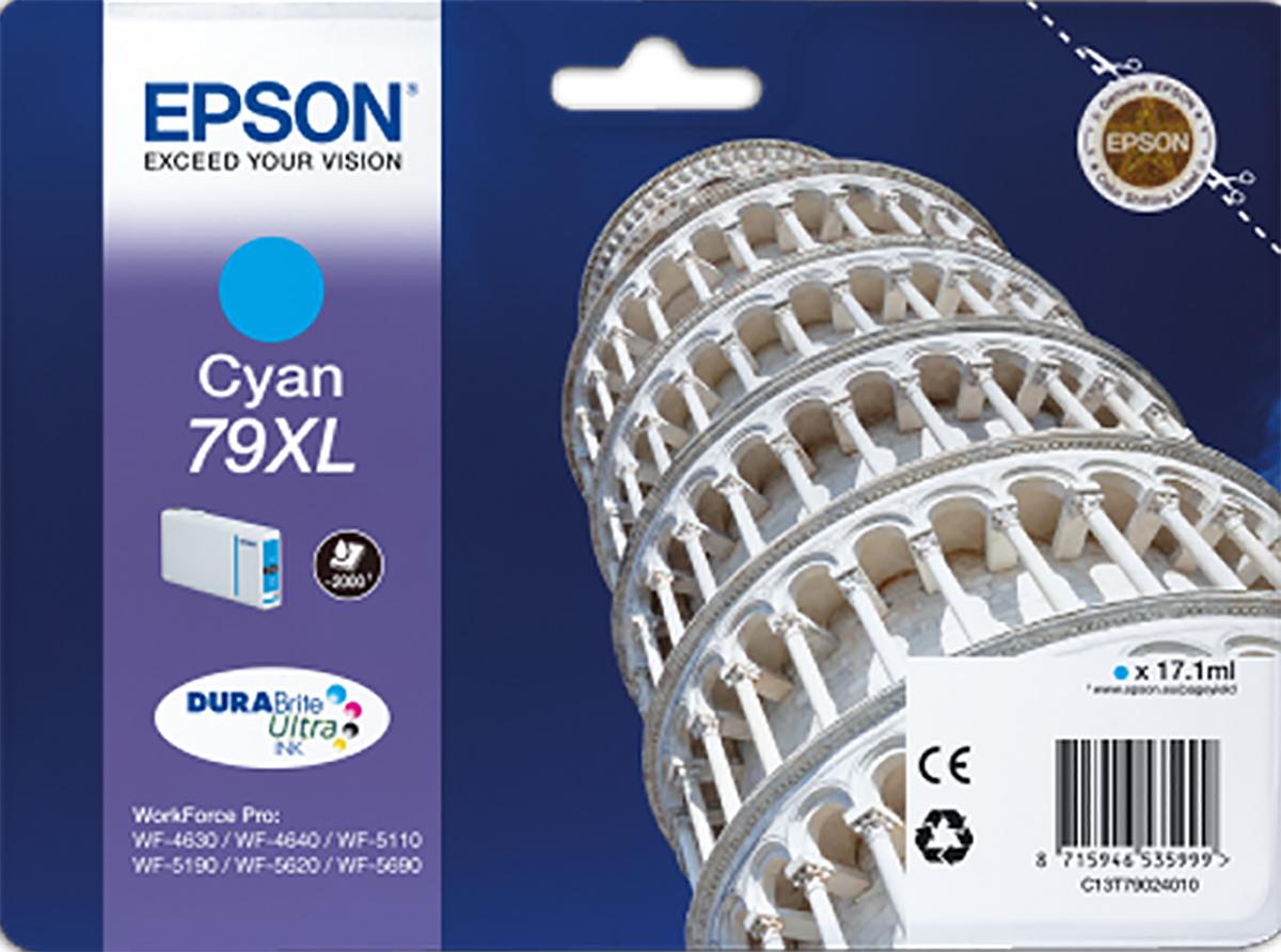 Epson 79XL Druckerpatrone für Epson Patrone Cyan 1 Stk./Pack