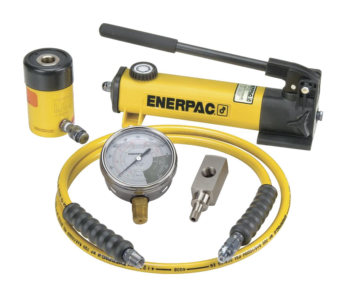 Produktfoto 1 von Enerpac SC Hydraulik Hubzylinder, Einfachbetätigung, Hub 42mm, Hubleistung 12t, eingef.L. 120mm