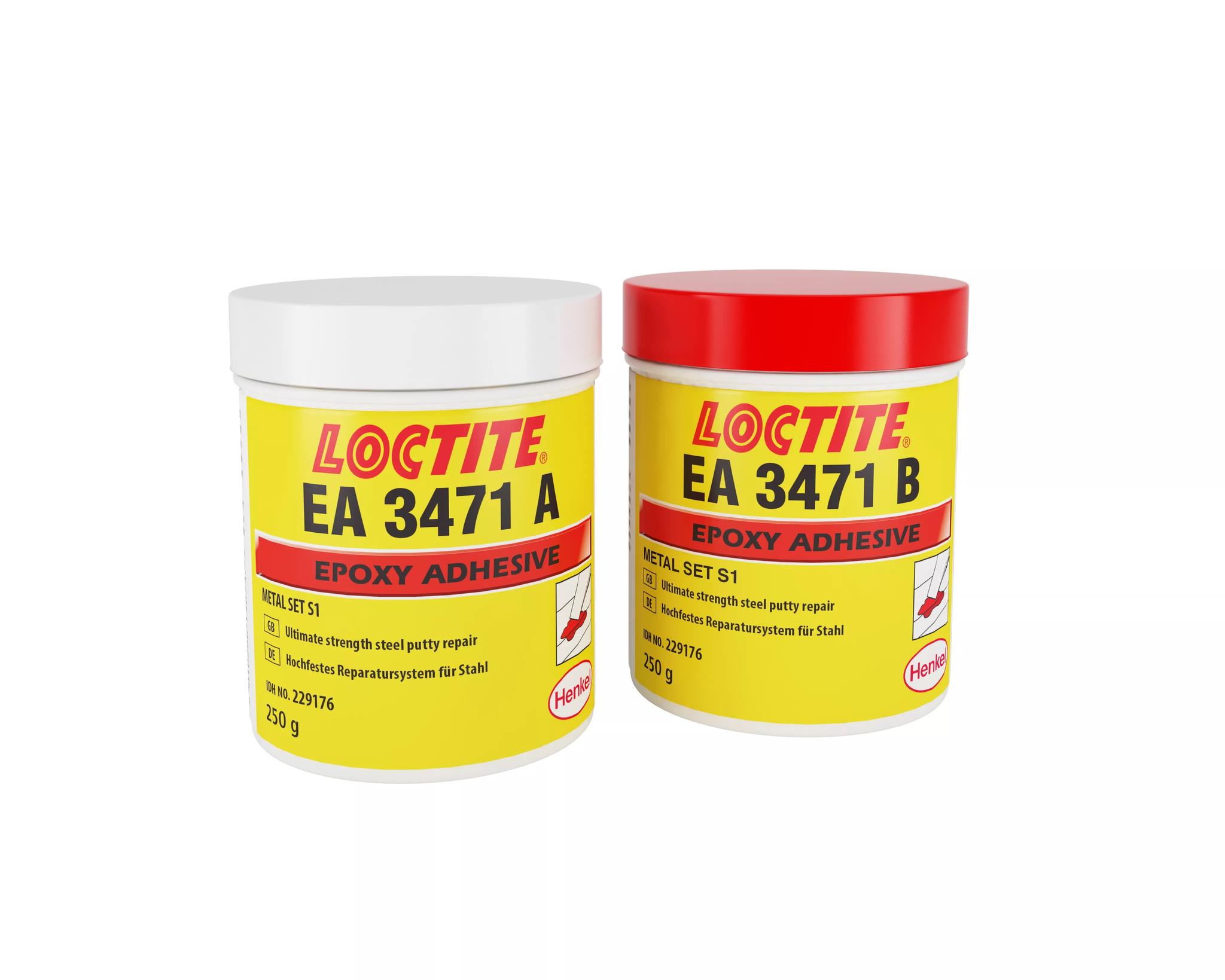 Produktfoto 1 von Loctite Hysol 3471 Epoxid-Klebstoff Stahl-gefüllt, Dose 500 g