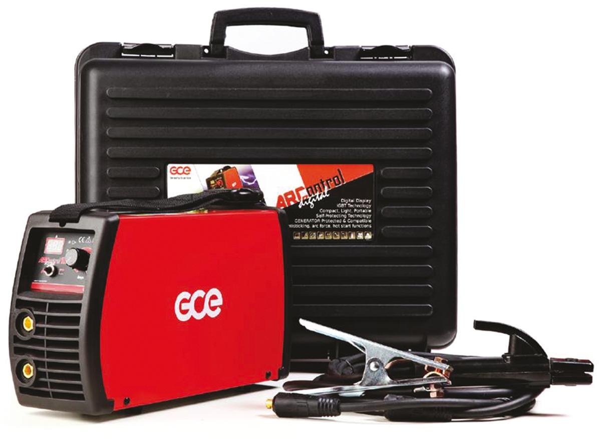 Produktfoto 1 von GCE Lichtbogenschweißgerät 230V / 10 → 160A 4mm max 4.5kg, 63V Typ F - Schuko