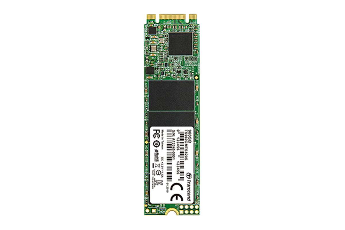 Produktfoto 1 von Transcend MTS820S, M.2 Intern HDD-Festplatte SATA III, TLC, 120 GB, SSD