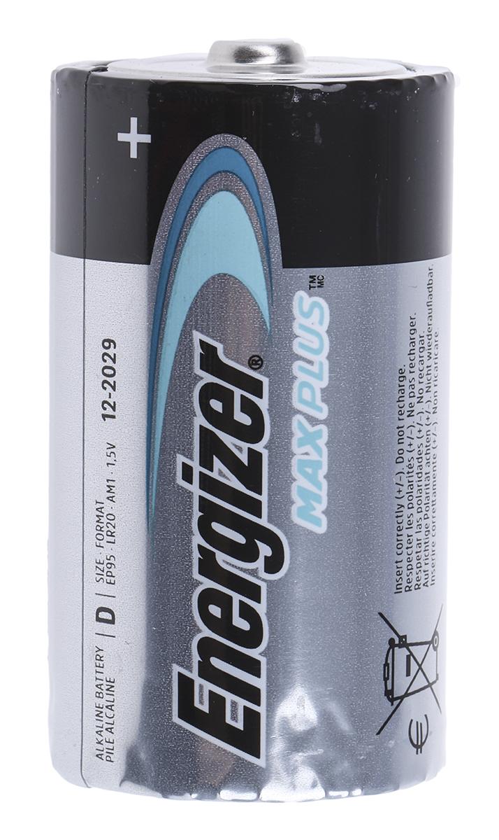 Produktfoto 1 von Energizer MAX Alkali D Batterien, 22Ah, 1.5V