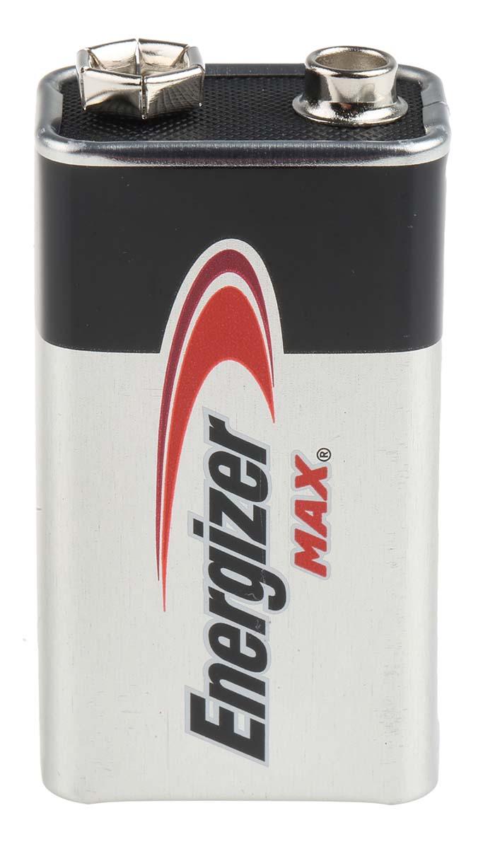 Produktfoto 1 von Energizer MAX PP3 Alkali 9V Batterie, 600mAh