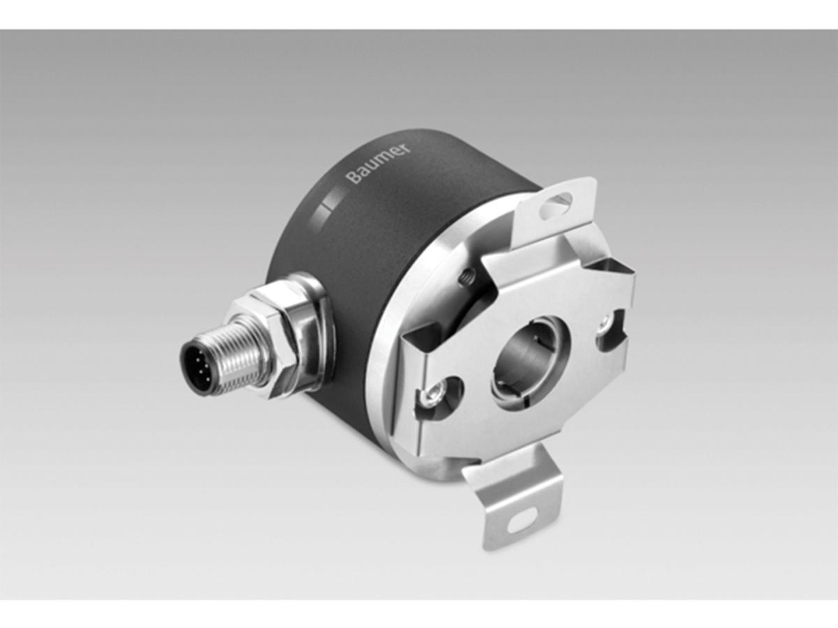 Produktfoto 1 von Baumer EAM580 Absolutwertgeber Magnetisch, 6000U/min, 14→ 30 V dc Hohlwelle mit Ø 12mm Schaft