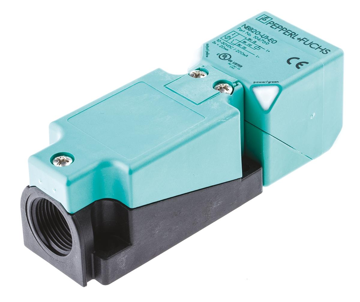 Pepperl + Fuchs Näherungssensor NPN 10 → 30 Vdc / 200 mA, Kubisch 20 mm, IP69K