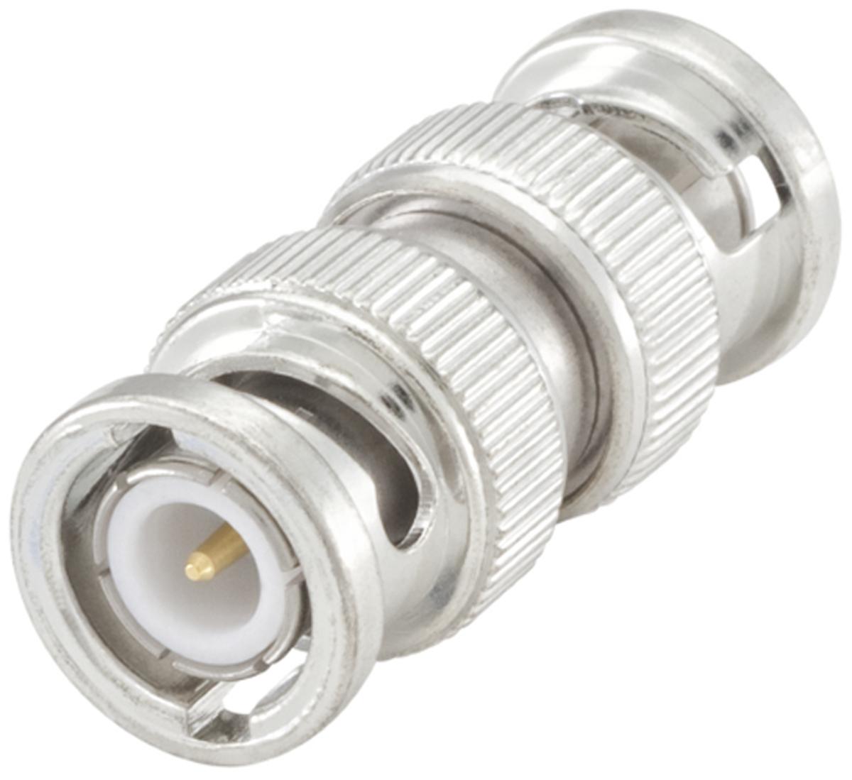 Produktfoto 1 von HF Adapter, BNC - BNC, 50Ω, Male - Male, Gerade, 10GHz Normal