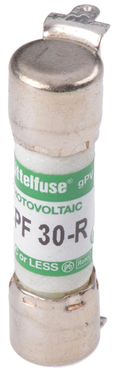 Produktfoto 1 von Littelfuse SPF Feinsicherung F / 30A 10 x 38mm 1kV dc Melamin