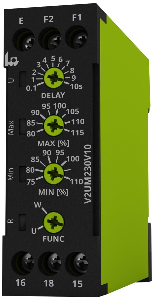 Tele VEO Überwachungsrelais Max. 230 V ac/dc, max. 24V dc 1-phasig, 1-poliger Wechsler Überspannung, Unterspannung