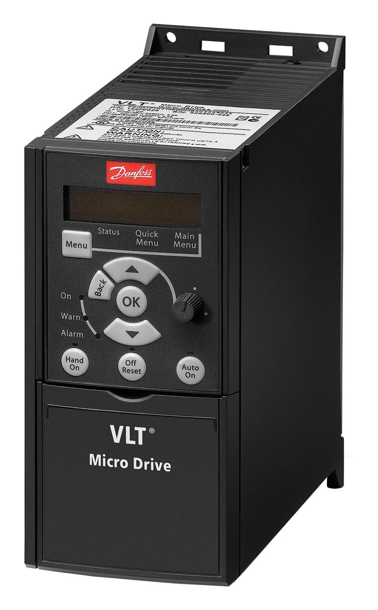 Produktfoto 1 von Danfoss VLT FC51, 3-Phasen Frequenzumrichter 1,5 kW, 400 V ac / 3,7 A 0 → 200 (VVC+ Mode) Hz, 0 → 400