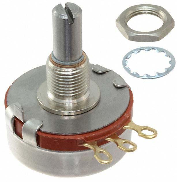 Ohmite CMU, Tafelmontage Dreh Potentiometer 5kΩ ±10% / 2W, Schaft-Ø 6,35 mm