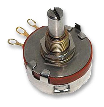 Ohmite CU, Tafelmontage Dreh Potentiometer 5kΩ ±10% / 2W, Schaft-Ø 6,35 mm