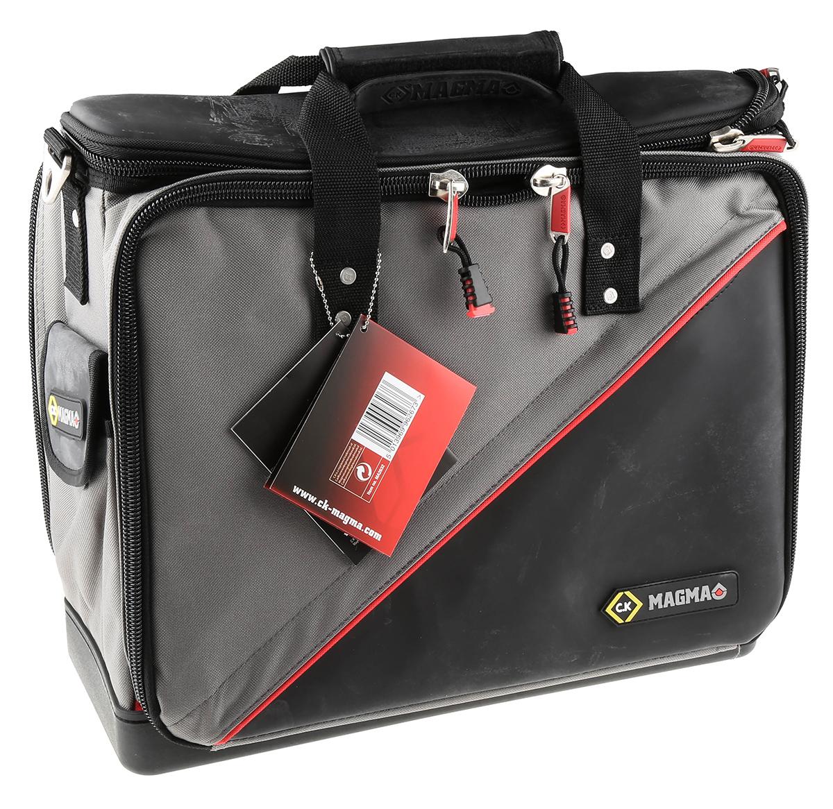 Produktfoto 1 von CK Polyester Werkzeugtasche mit 2-Wege Reißverschluss, 210mm x 460mm x 420mm mit Tragriemen