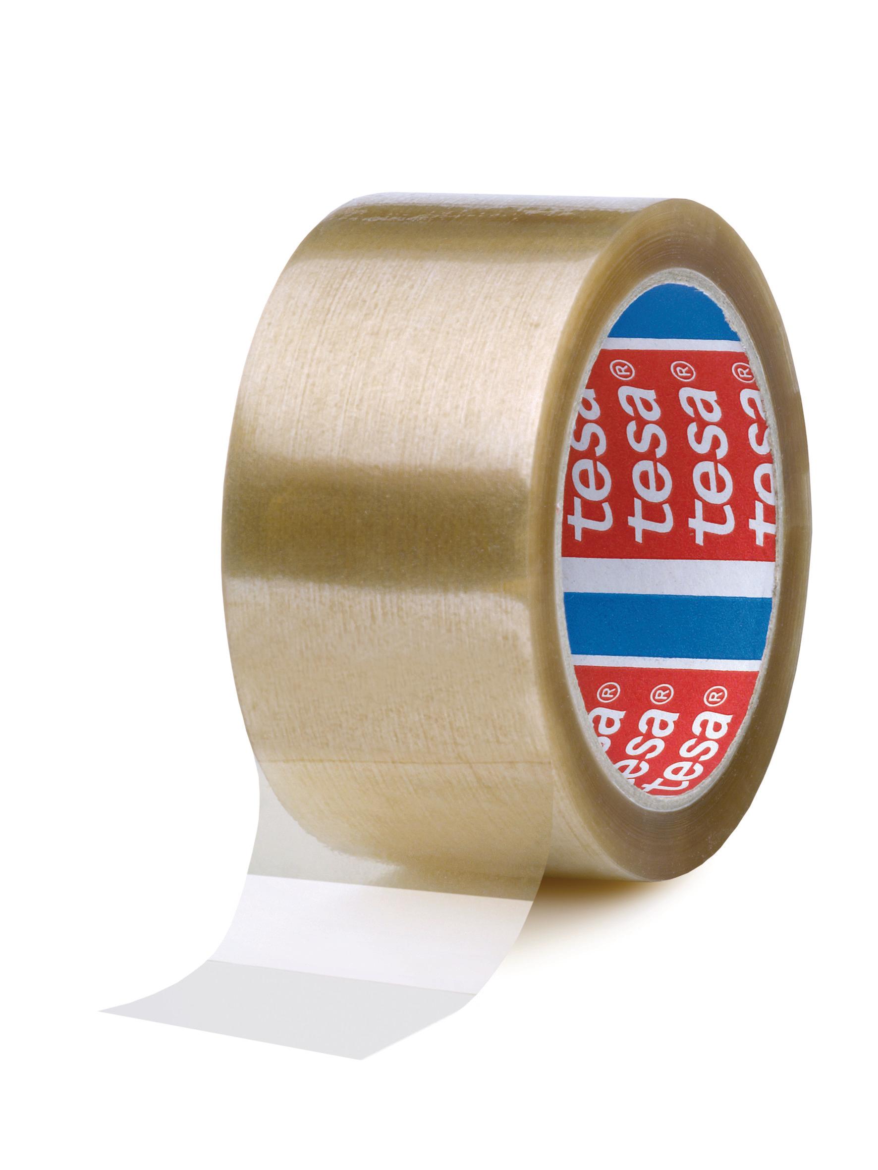 Tesa 4089 Paketband, PP, transparent, Stärke 46μm, 48mm x 66m