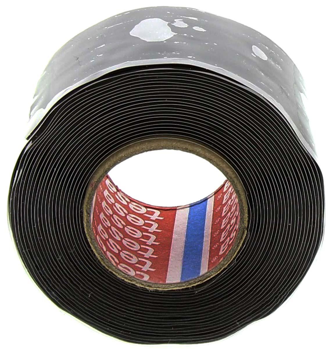 Produktfoto 1 von Tesa 4600 Silikon Gummi Selbstschweißendes Isolierband, Schwarz, Stärke 0.5mm, 25mm x 3m