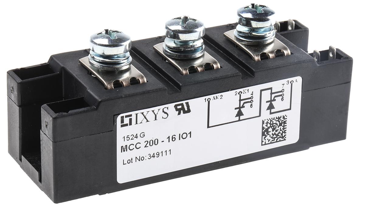 Produktfoto 1 von IXYS SCR Modul Zweifachthyristormodul 216A Y4 M6 1600V 8.6kA