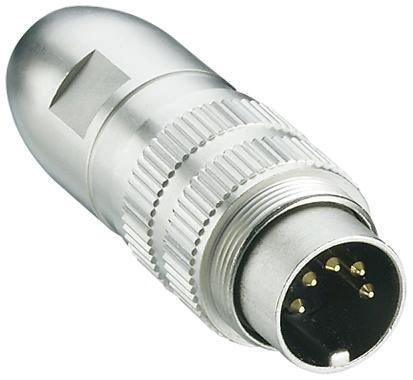 Lumberg DIN-Stecker Gerade 7-polig, 60 V ac / 5A IP68, Lötanschluss Kabelmontage