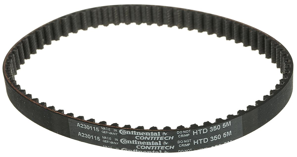 Produktfoto 1 von Contitech Gummi Zahnriemen 70 Zähne, Teilung 5mm, Maße 9mm x 350mm, 50m/s