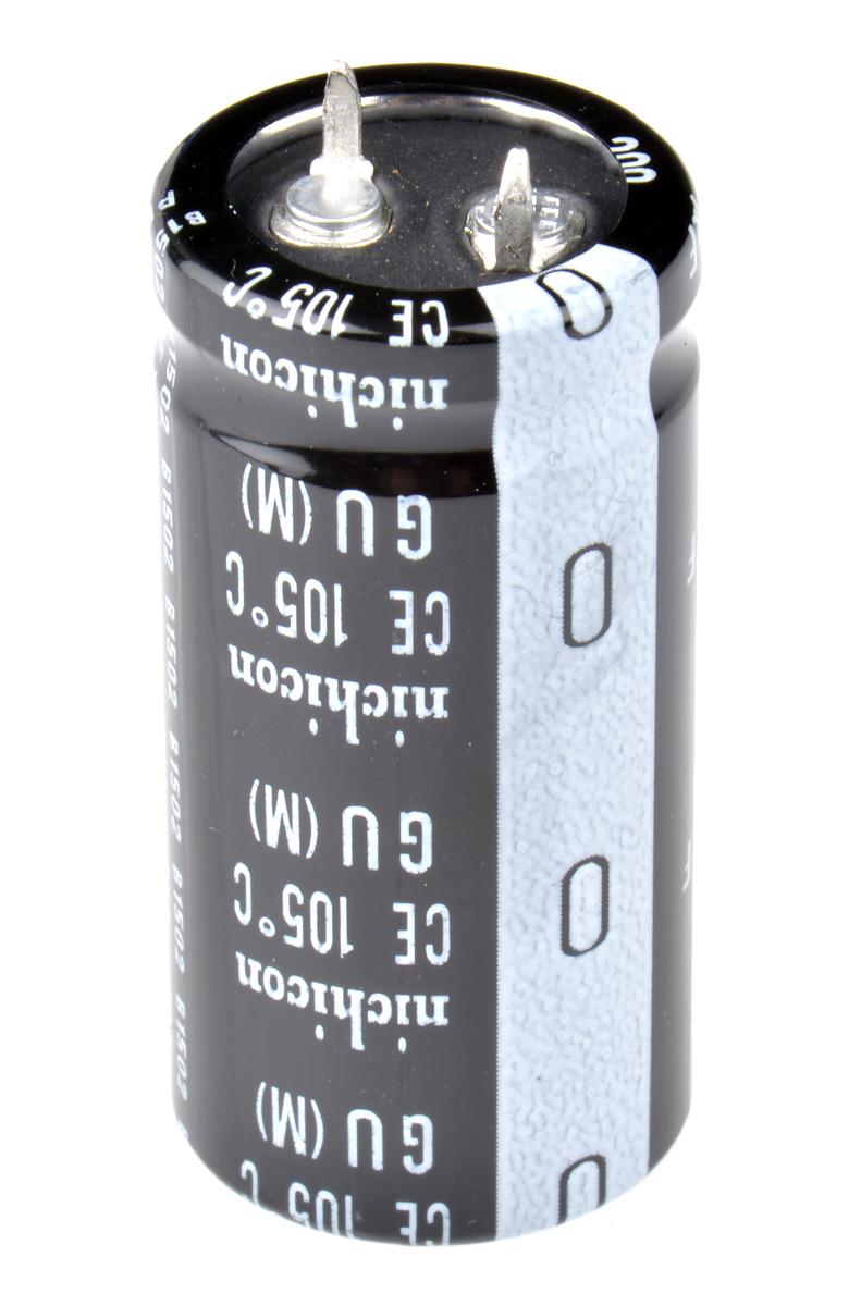 Produktfoto 1 von Nichicon GU Snap-In Aluminium-Elektrolyt Kondensator 680μF ±20% / 200V dc, Ø 22mm x 45mm, bis 105°C