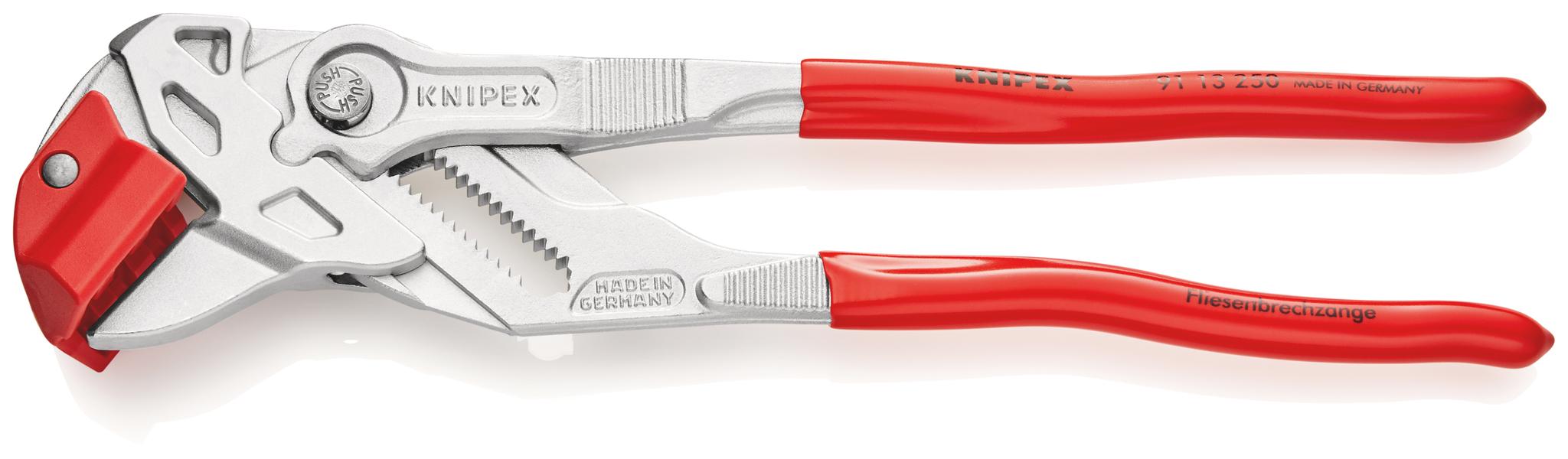 Produktfoto 1 von Knipex 91 13 250 Zange , gebogen 250 mm