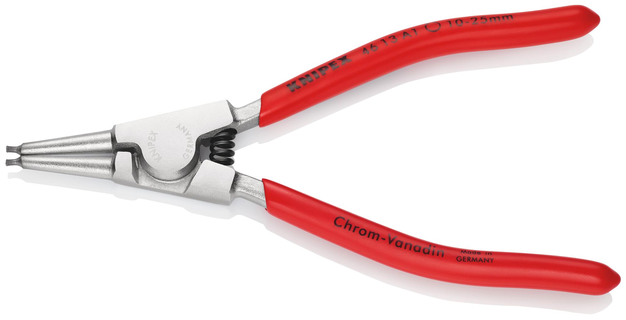 Produktfoto 1 von Knipex 46 13 A1 Sicherungsringzange , gebogen 140 mm