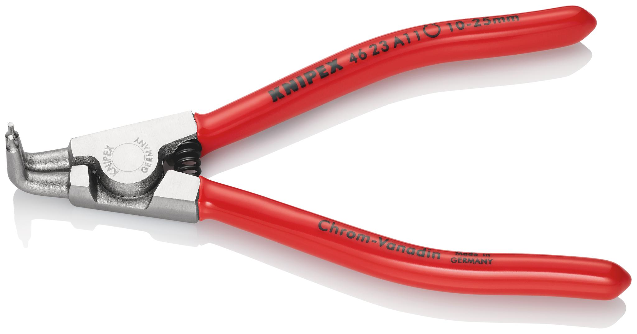 Produktfoto 1 von Knipex 46 23 A11 Sicherungsringzange , gebogen 125 mm