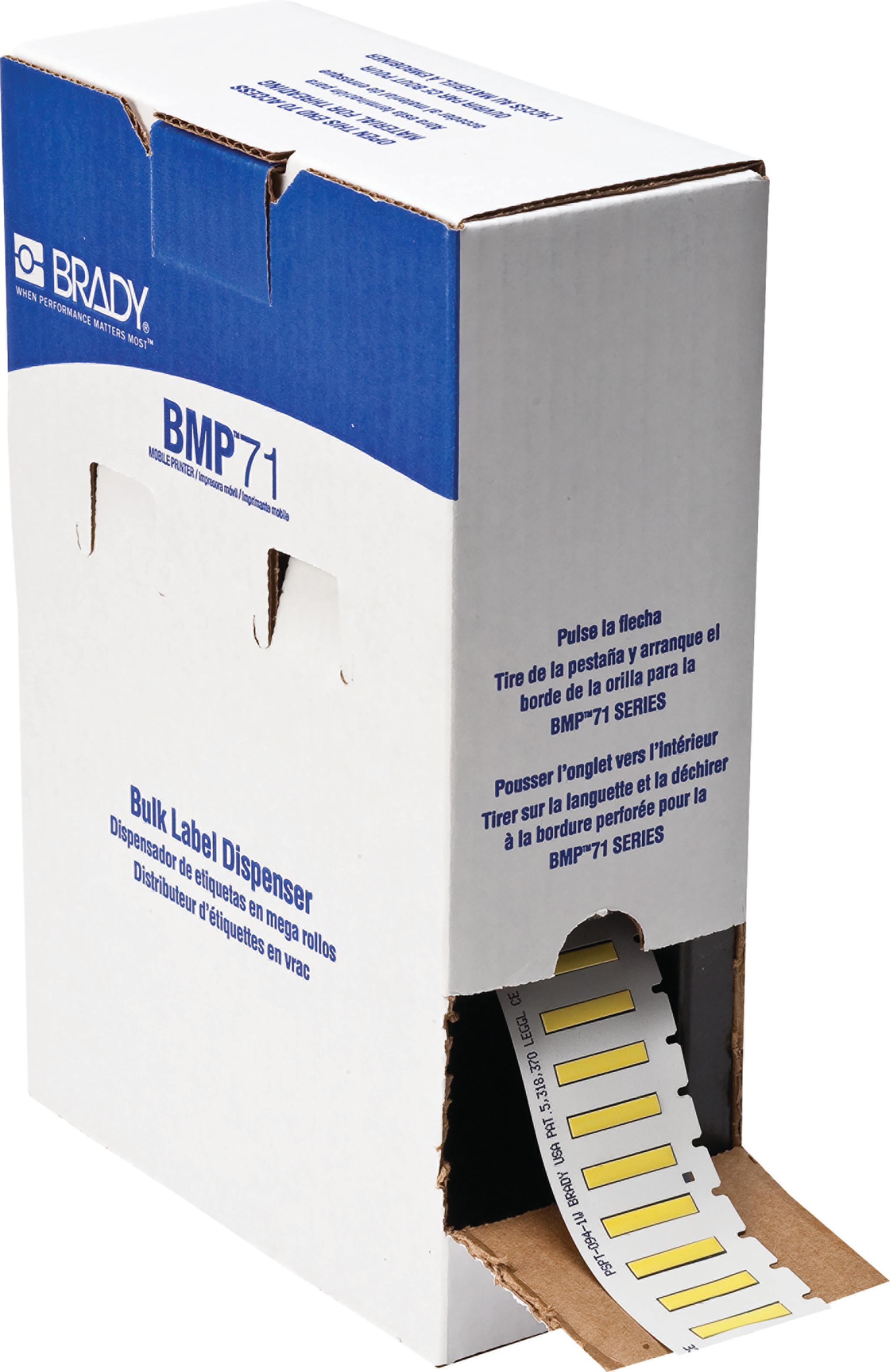 Brady B-342 PermaSleeve Wärmeschrumpfschlauch-Etiketten x 25.4mm für BMP61, BMP71, M611, TLS 2200, TLS-PC LINK, 2500