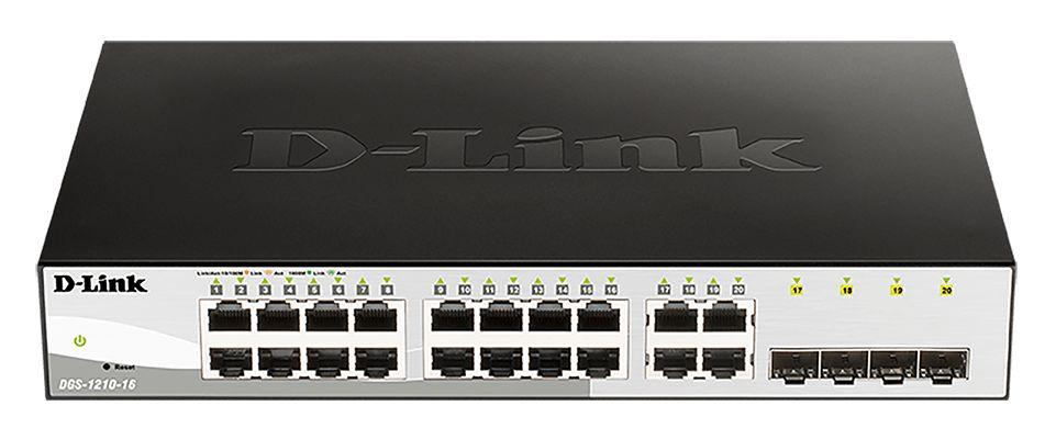 Produktfoto 1 von D-Link D-Link 16 Smart Switch 16-Port Managed, Smart EU