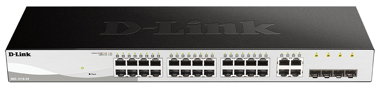 Produktfoto 1 von D-Link D-Link 24 Smart Switch 24-Port Managed, Smart EU