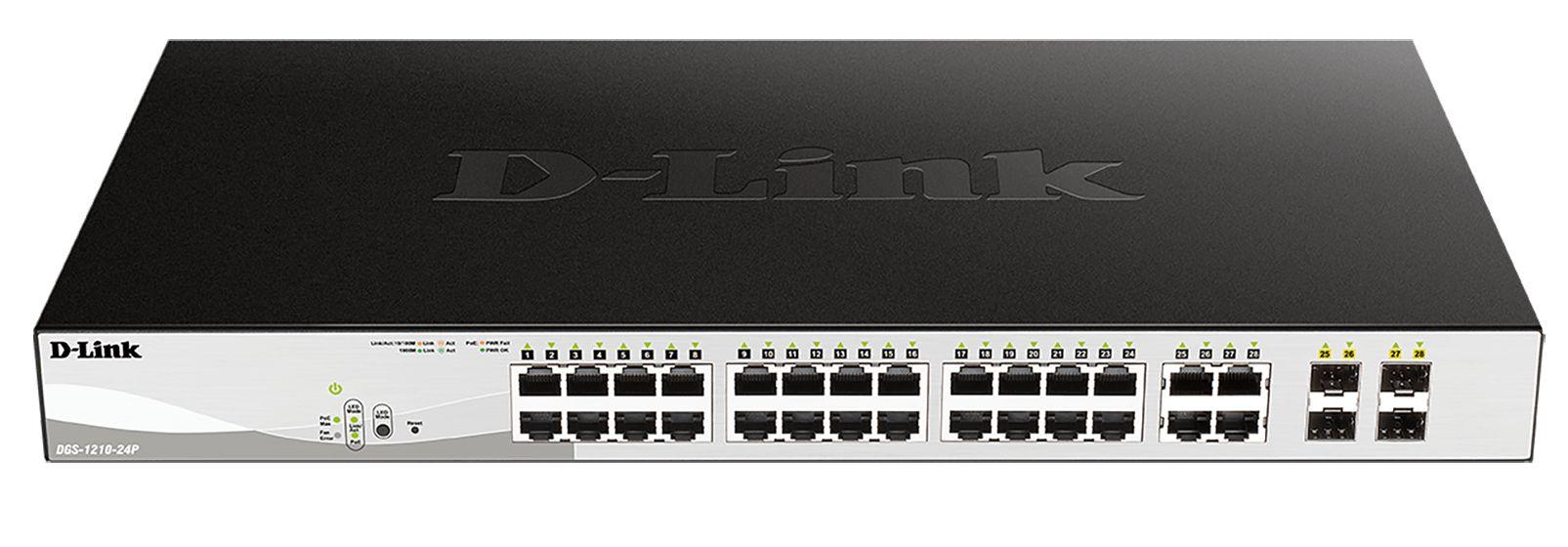 Produktfoto 1 von D-Link D-Link 24 Smart Switch PoE 24-Port Managed, Smart EU