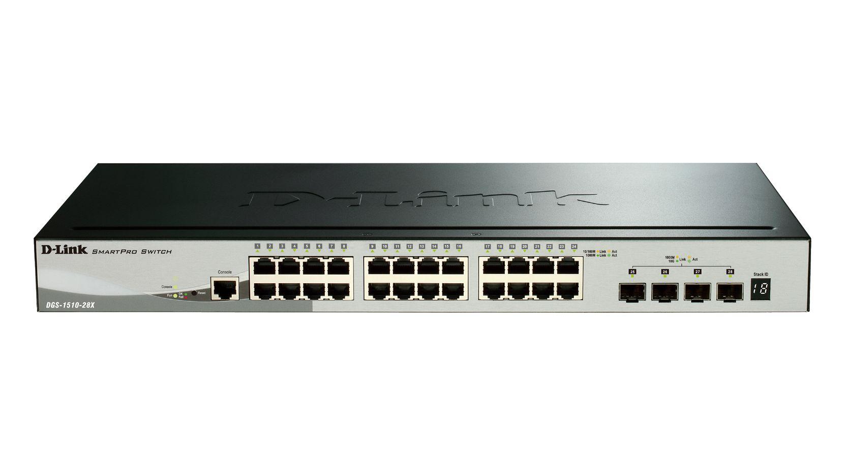 Produktfoto 1 von D-Link DGS-1510-28X Smart Switch 28-Port Managed, Smart EU