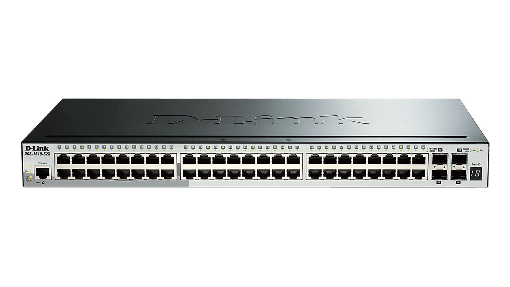 Produktfoto 1 von D-Link DGS-1510-52X Smart Switch 52-Port Managed, Smart