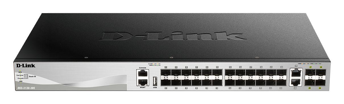 D-Link Netzwerk Switch 30-Port Managed Switch EU