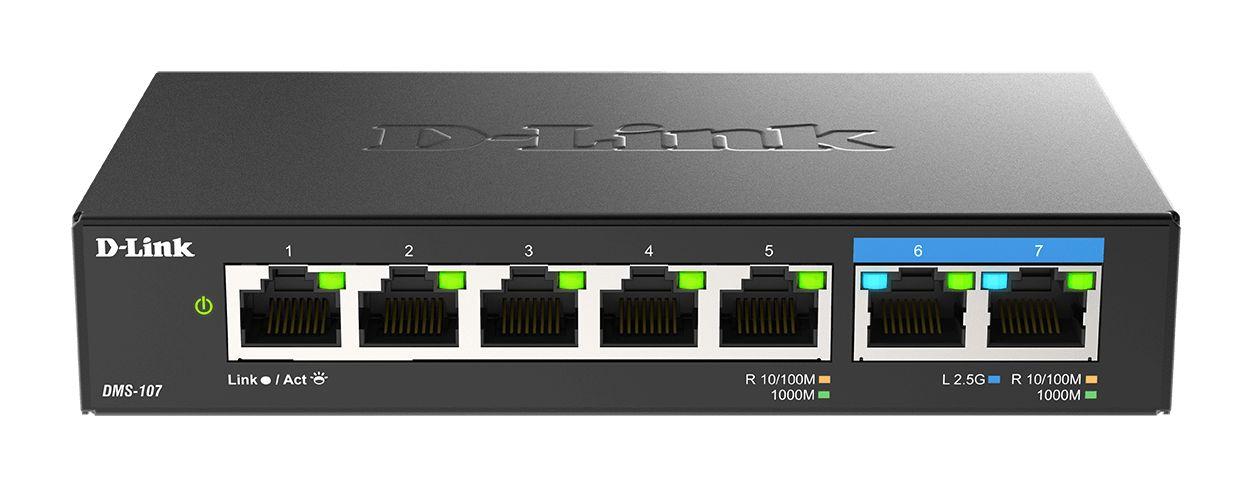 Produktfoto 1 von D-Link Netzwerk Switch 7-Port Unmanaged EU