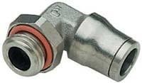 Produktfoto 1 von Legris LF3600 Winkelgewindeadapter, Gewinde-zu-Rohr, Messing vernickelt, G1/4 Stecker, 290 psi