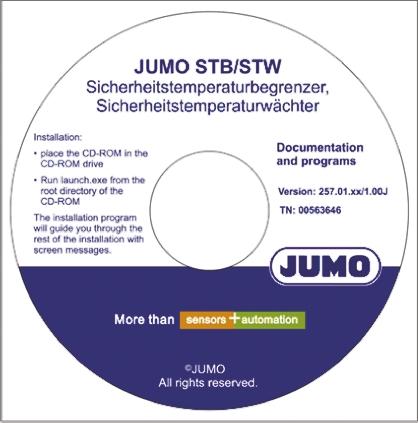 Produktfoto 1 von Jumo Temperatur-Steuersoftware für Temperaturbegrenzer 701150