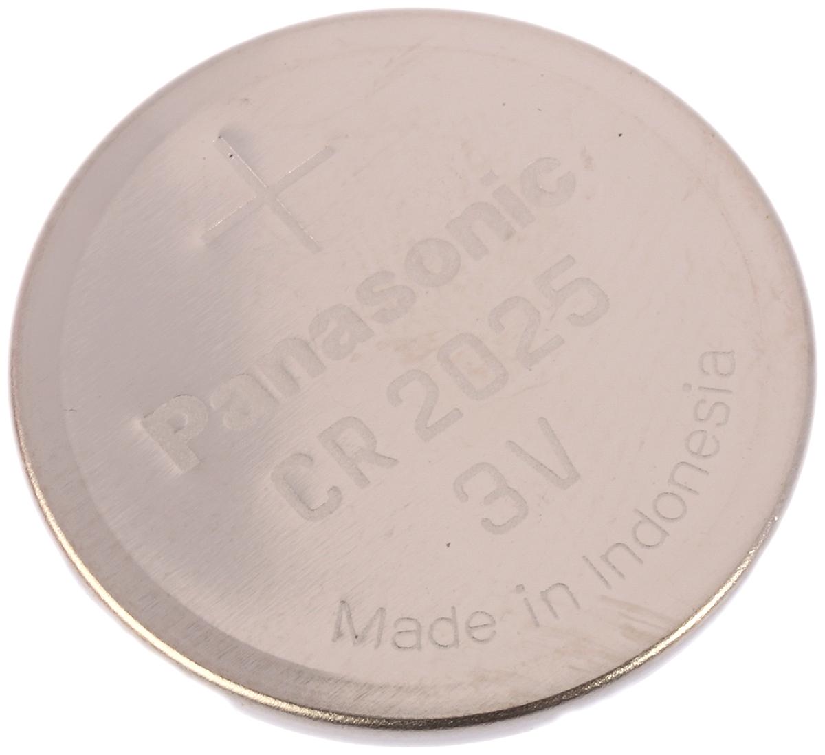 Produktfoto 1 von Panasonic CR2025, LiMnO2 Knopfzelle Ø 20mm, 3V / 165mAh