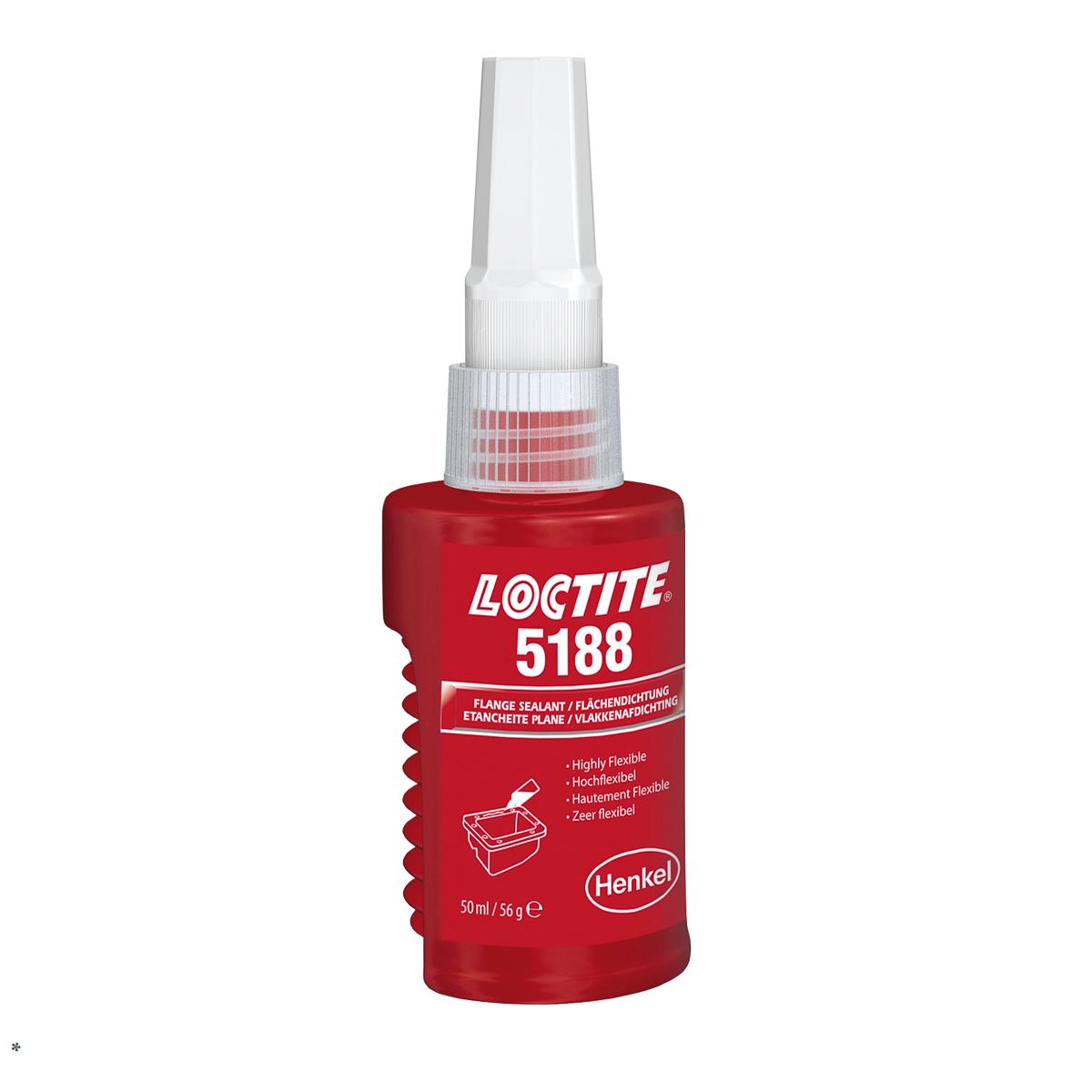 Produktfoto 1 von Flächendichtung Rot,  Kartusche 50 ml, -50 → +150 °C