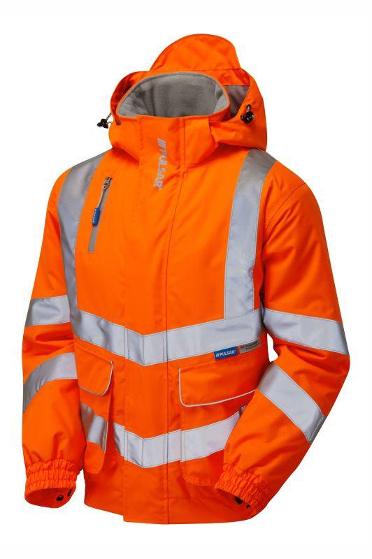 Produktfoto 1 von Praybourne Warnschutzjacke Orange, Größe 3XL