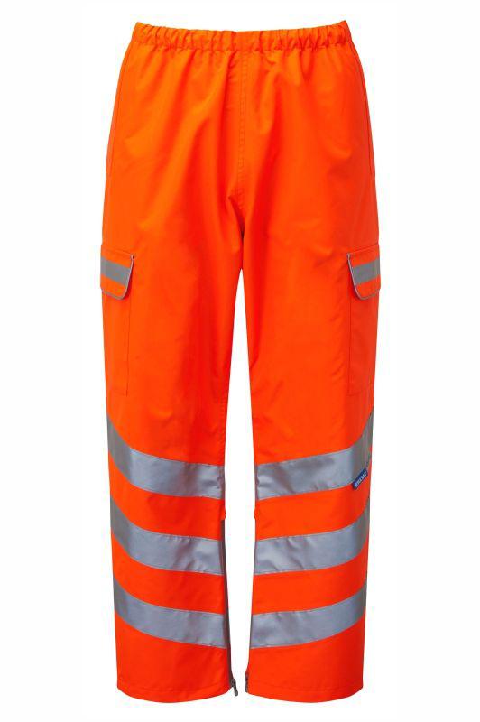 Produktfoto 1 von Praybourne PR503R Warnschutzhose, Überziehhose Orange, Größe 44 to 47Zoll x 31Zoll