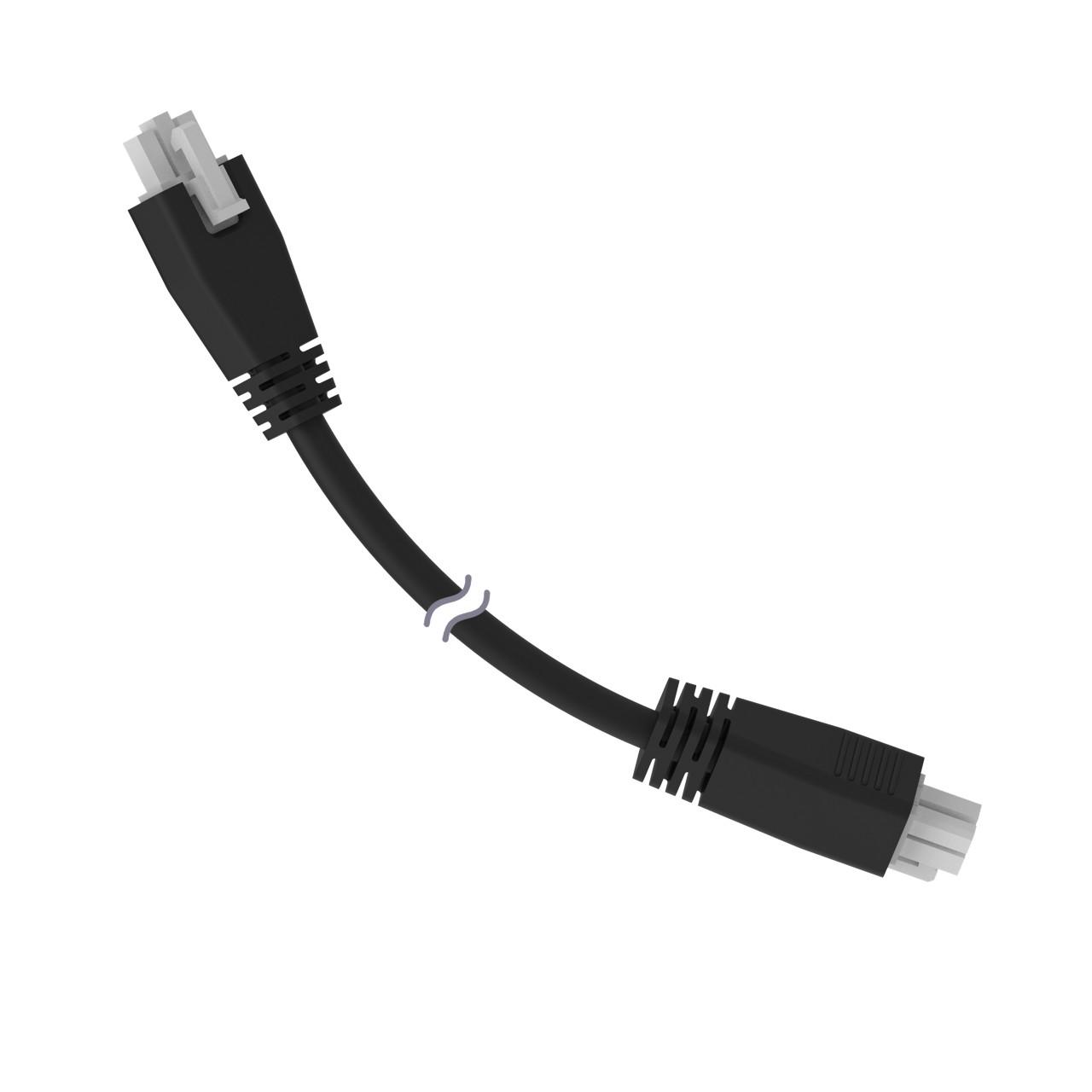 Produktfoto 1 von Banner Konfektioniertes Stromkabel, A Molex / Buchse gerade, B Molex / Buchse gerade, 310mm, 90 → 265 Vac