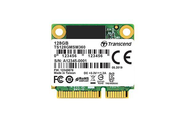 Transcend MSM360I., MSATA-Mini Intern HDD-Festplatte SATA III , MLC, 128 GB, SSD