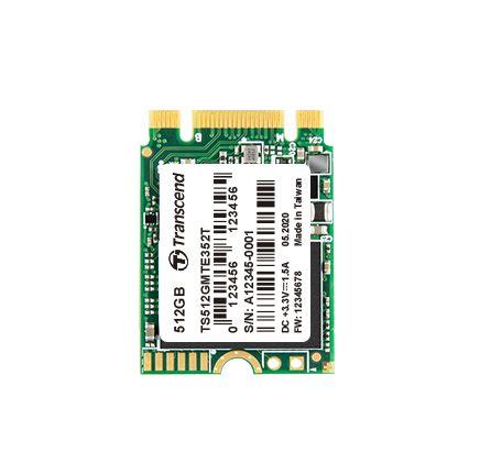 Produktfoto 1 von Transcend MTE352T, M.2 Intern HDD-Festplatte PCIe NVMe Gen 3.0 x 2 , TLC, 128 GB, Intern, SSD