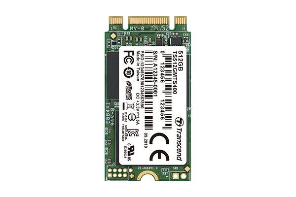 Produktfoto 1 von Transcend MTS400I, M.2 Intern HDD-Festplatte SATA III , MLC, 128 GB, SSD