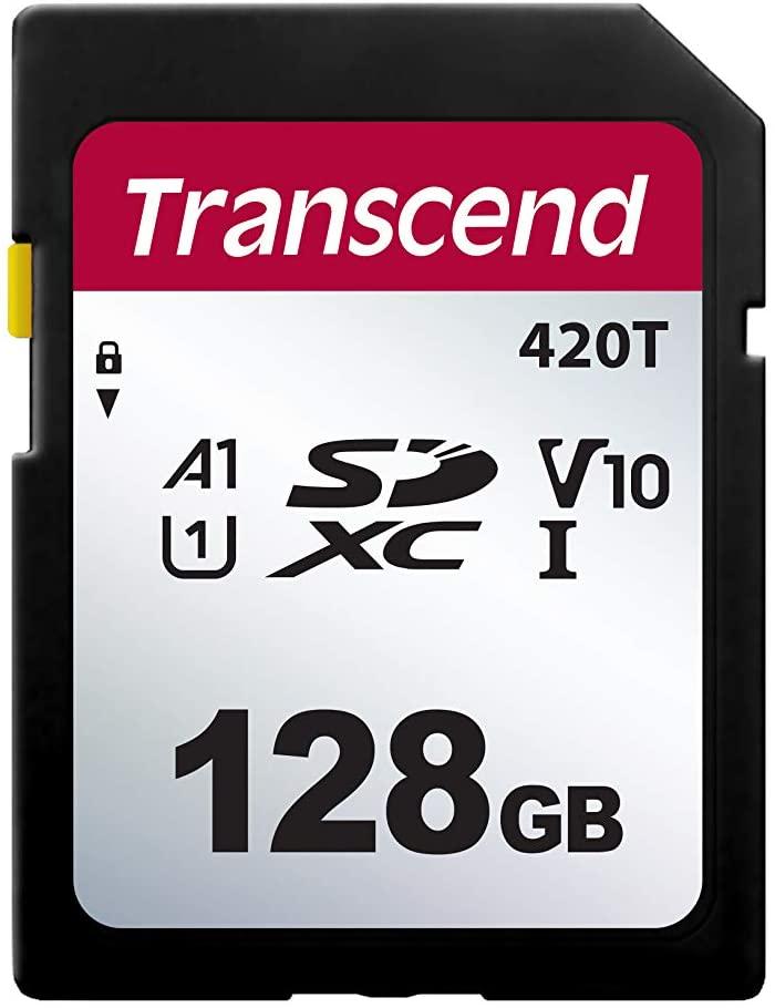 Produktfoto 1 von Transcend SDXC SD-Karte 128 GB A1, U1, V10