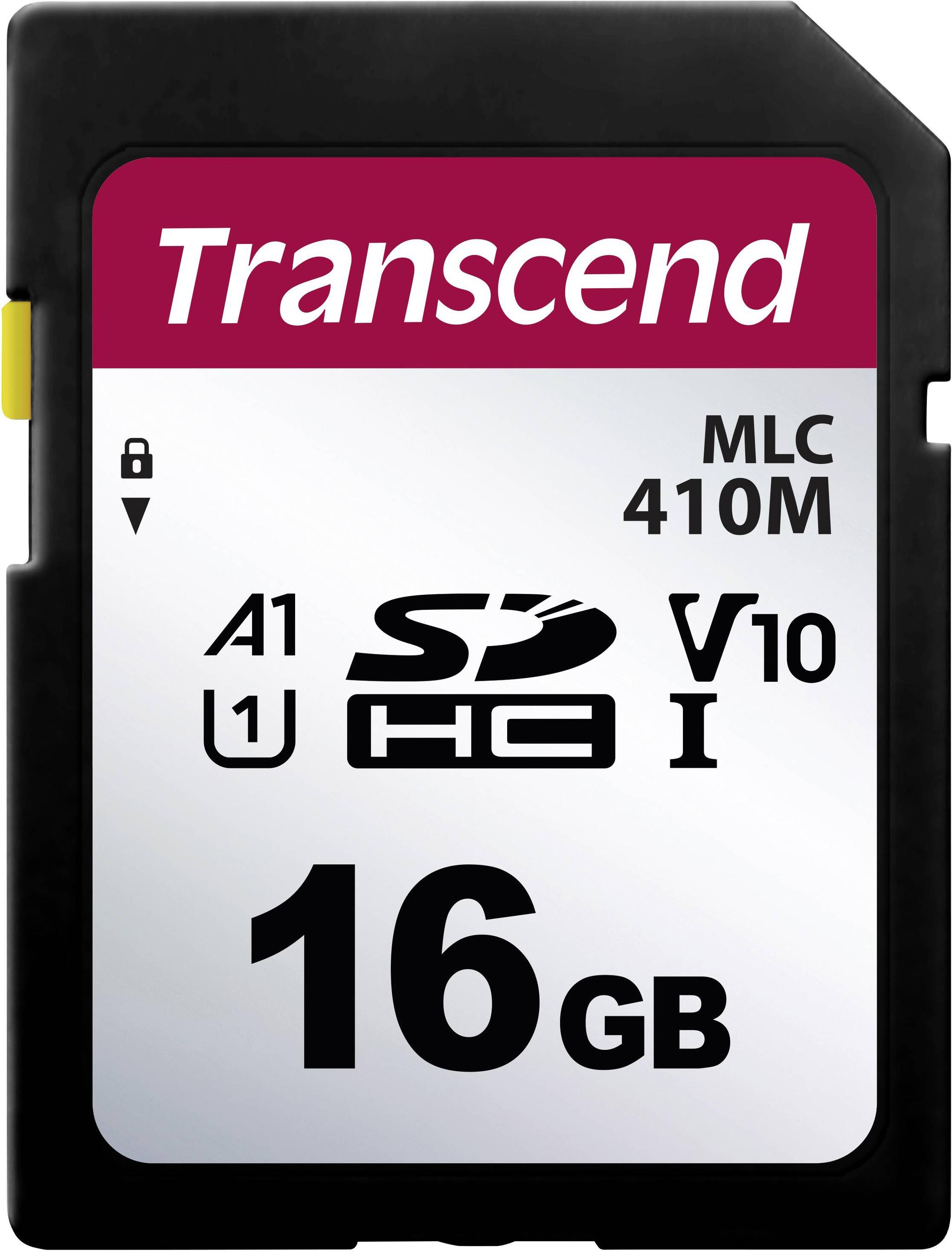 Transcend SDHC SD-Karte 16 GB A1, U1, V10